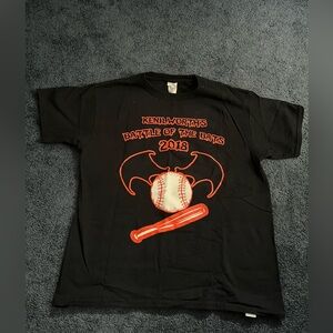 Local support Tshirt. Battle of the bats Halloween mash